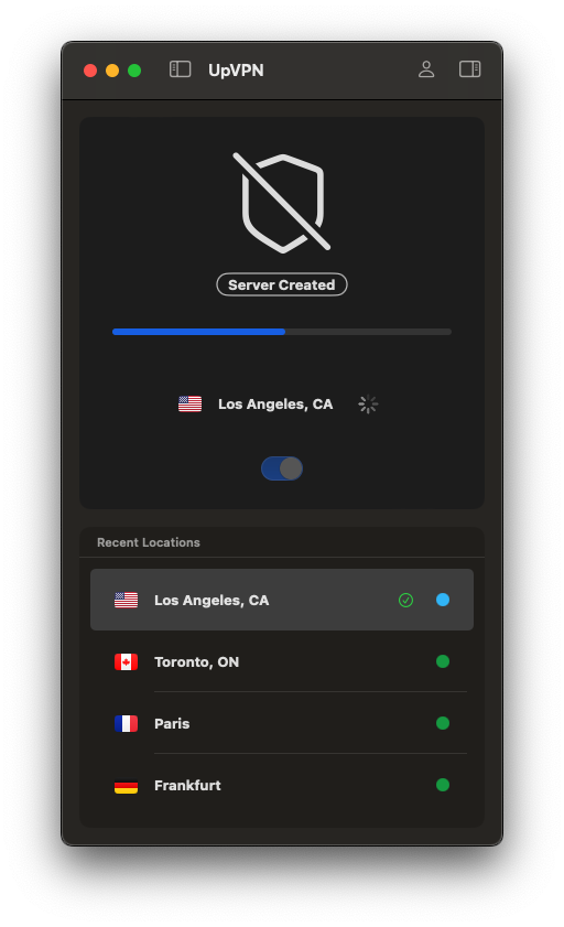 Paris VPN on macOS